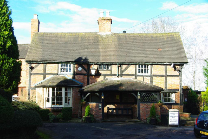 The Brickmakers Arms – Station Road Balsall Common about 200 metres up the hill from Berkswell Station