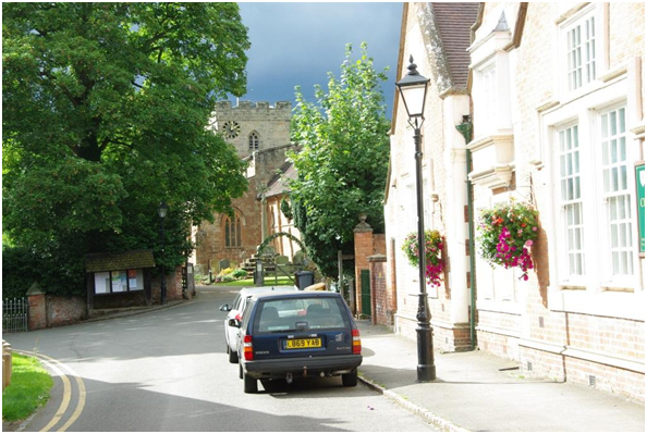 Church Lane Berkswell – walk straight through the church gates
